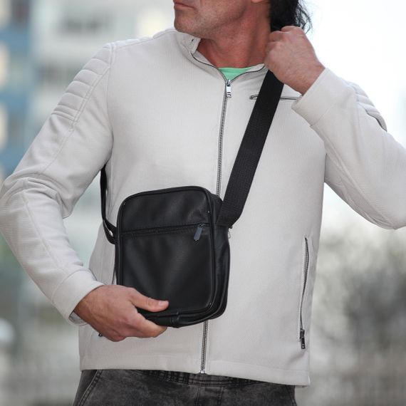 Сумка чоловіча плечова чоловіча сумка, Органайзери сумка-барсетка через плече, Міська сумка-месенджер VR-52 | Зображення 4