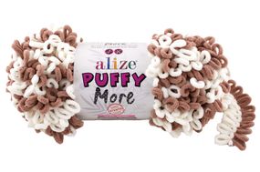 ALIZE PUFFY MORE 6261 алізе пуффі море плюшева пряжа