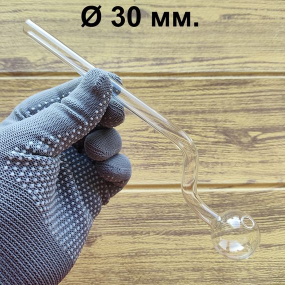 Стеклянная трубка Sherlock Ball Long Oil Clear