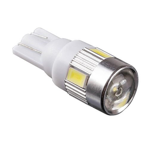 Лампа PULSO/габаритна/LED T10/6SMD-5630/12v/1w/240lm White with lens