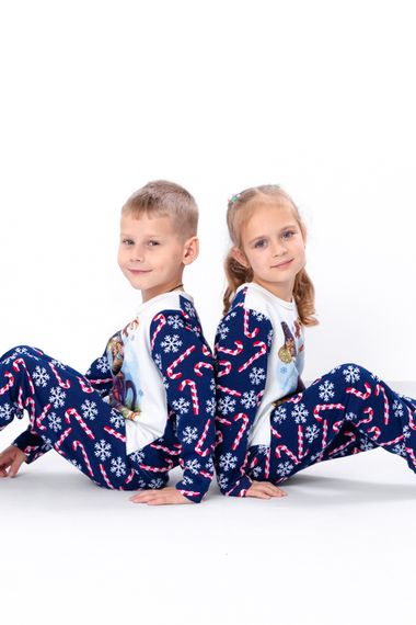 Піжама дитяча "Family look" Носи своє 104 Синій (p-7567-179521) | Зображення 2