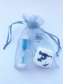 Гральний набір: кубик + пісочний годинник sexstyle