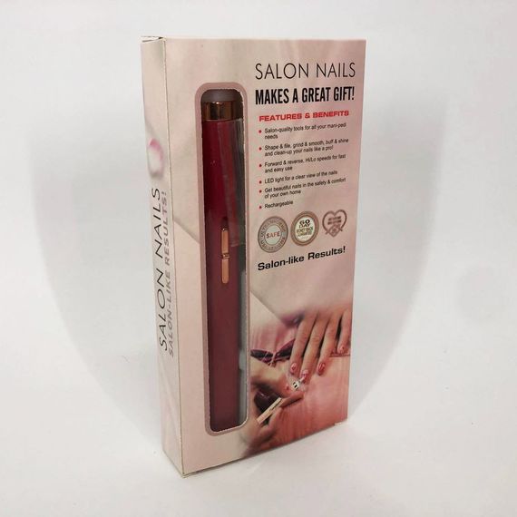 Фрезер для манікюру для початківців Flawless Salon Nails красный, Фрезер BD-425 для нігтів | Зображення 4