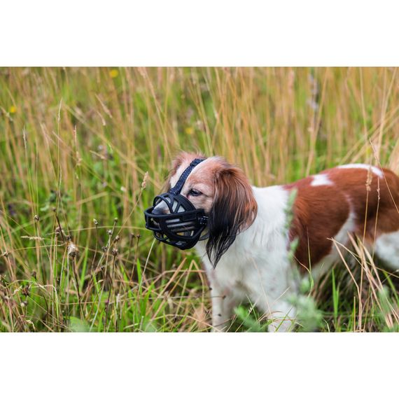 Намордник Trixie для собак гумовий XL–XXL чорний | Зображення 2