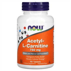 Acetyl L-Carnitine 750mg - 90 tabs
