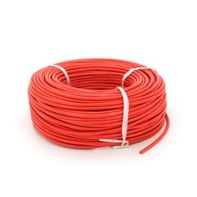 Кабель силіконовий луджений AWG 10 (червоний) 100м