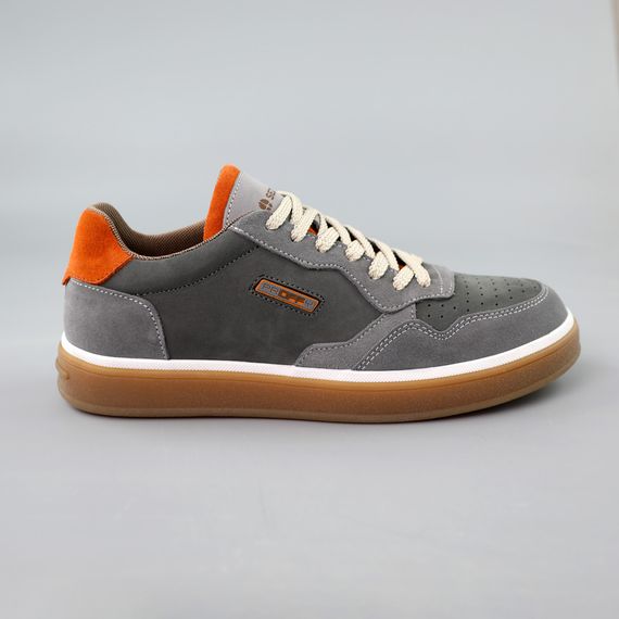 Кеди чоловічі нубук 591350 Сірі 40 41 42 43 44 45