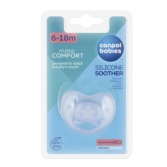 Пустушка силіконова симетрична Pastelove Canpol babies 22/417 Різнокольоровий shop (5903407224176) | Зображення 2