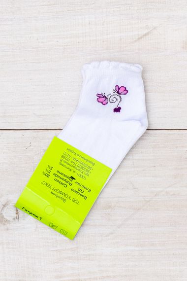Шкарпетки для дівчинки (демісезон) Носи своє 20 Білий (p-14804-168547)
