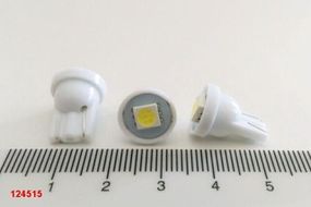 Лампа світлодіод б/ц 24V W5W T10 1SMD біла