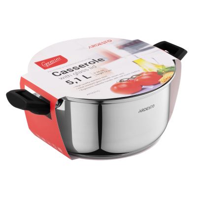 Кастрюля Ardesto Gemini с бакелитовыми ручками 5,1 л (AR3551G) | Зображення 3