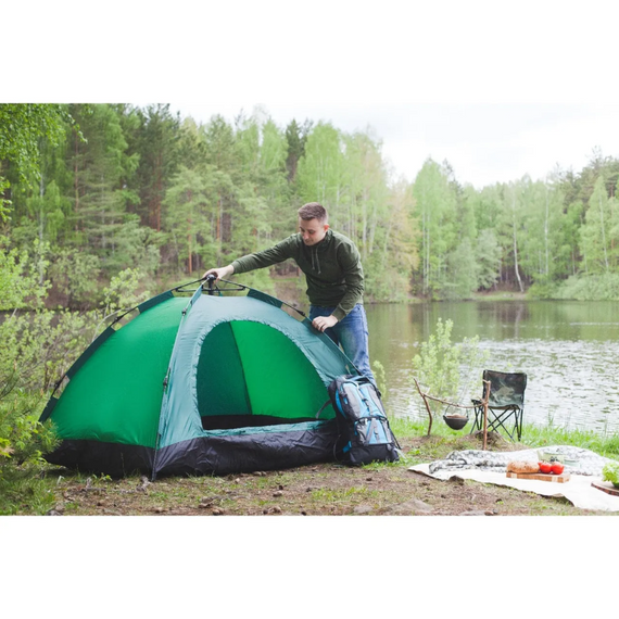 Автоматичний 2-х місний намет, Кемпінговий намет 200/150/110 см   знижка | Зображення 6