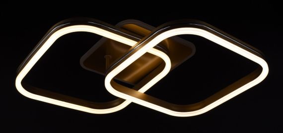 Люстра світлодіодна стельова LED світильник для квартири на стелю лед 26326 Золото 12х42х68 см. | Зображення 3