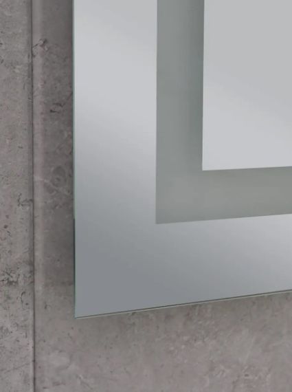 Дзеркало Mixxus HARD MR06-50x80-CASE з LED Touch, Anti-fog, димером, рег. яскравості, годинником (MI6657) | Зображення 7