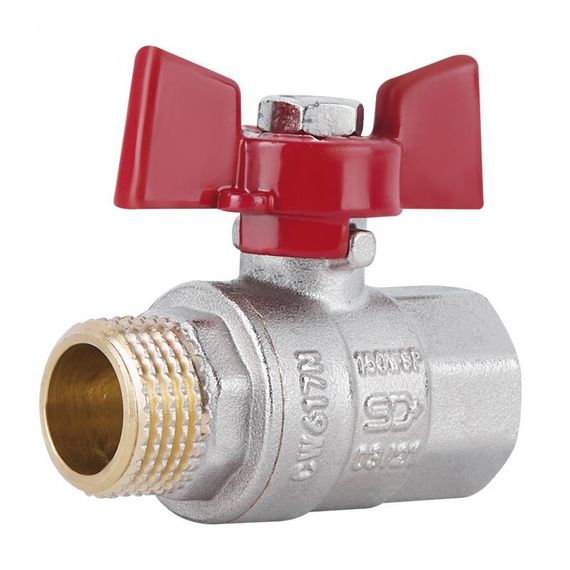 Кран кульовий Thermo Alliance Standart 1/2" ВН для води (метелик) SD607NW15PN40