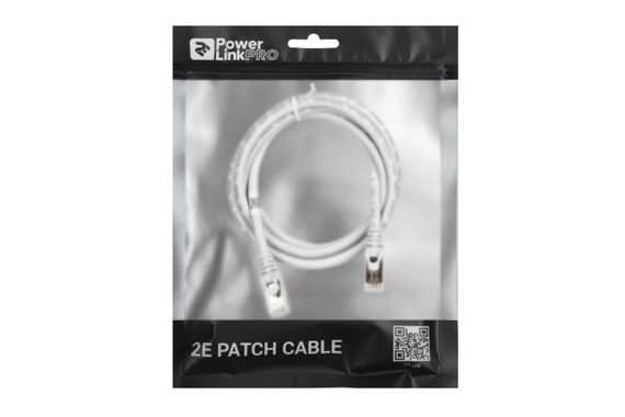 Патч-корд 2E Cat 6,S-FTP экран оплётка фольга,RJ45, 4Х2 27AWG ,7/0.14 Cu, 1.50 m, PVC,Grey (2E-PC6SFTPCOP-150GRY) | Зображення 2