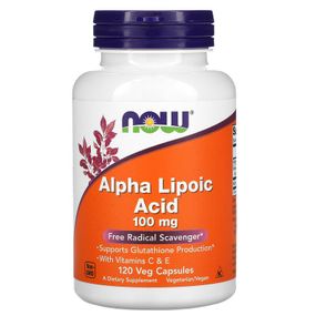 Альфа-ліпоєва кислота NOW Foods Alpha Lipoic Acid 100 mg 120 Veg Caps