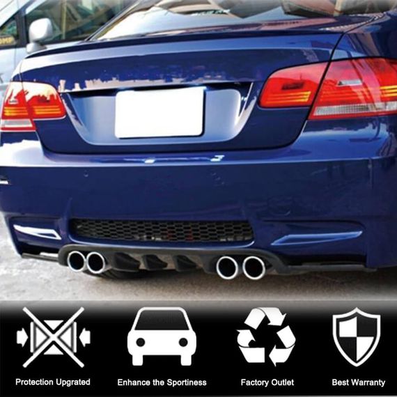 Дифузор заднього бампера Hamann-Style (для E92/E93 M3, Карбон) для BMW 3 серія E-90/91/92/93 2005-2011 рр | Зображення 1
