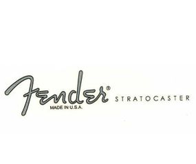 Деколь для электрогитары Fender Stratocaster Фендер сильвер