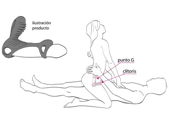 Ерекційне кільце з 2 моторами Adrien Lastic Gladiator F чорне Sex Aura | Зображення 2