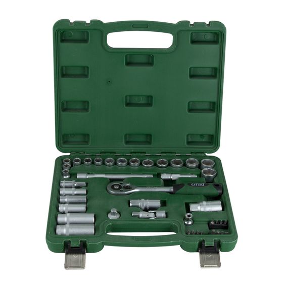 Набір насадок торцевих і біт Grad 3/8" 39 шт (6004105) | Зображення 4