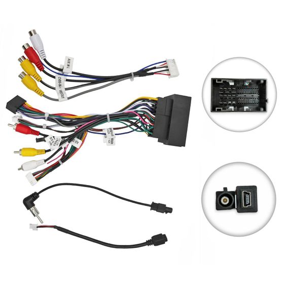 Перехідник живлення серії QIV з адаптером CAN-BUS для Fiat QBR-W FT-2304 (дрот)