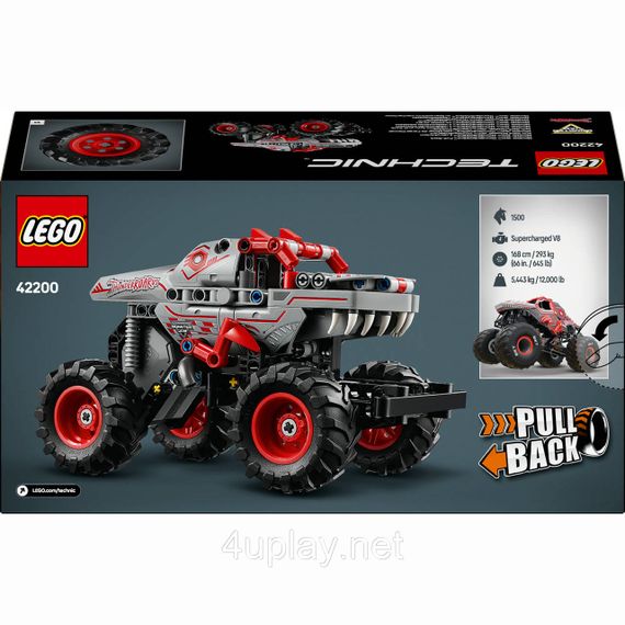 Конструктор LEGO Technic Monster Jam ThunderROARus з інерційним двигуном Динозавр монстр-трак | Зображення 2
