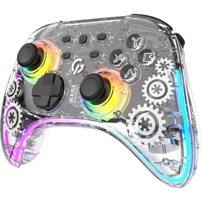 Геймпад GamePro GPX13T 2.4G/BT 5.1/USB/PC/iOS/Android RGB Transparent (GPX13T) | Зображення 7