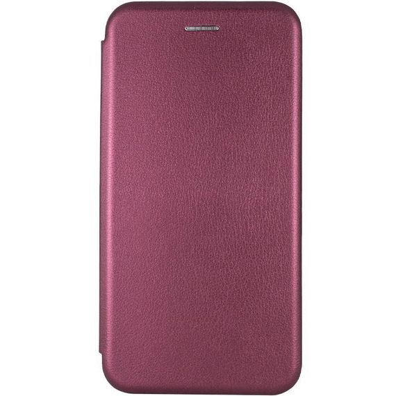 Кожаный чехол-книжка Classy для Blackview Shark 8 Бордовый