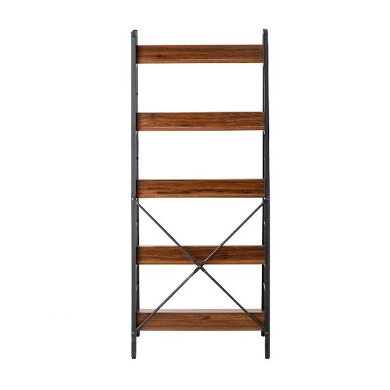 Стеллаж Special4You STROKE 5 SHELF WALNUT | Зображення 3