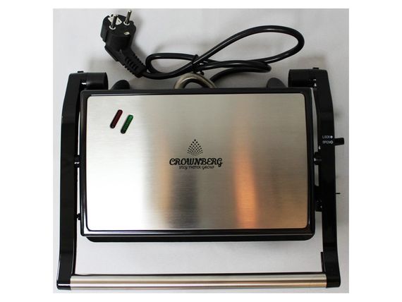 Електрогриль з антипригарним покриттям Crownberg CB-1082 23×14,5 см (46595-Cb 1082_691) | Зображення 2