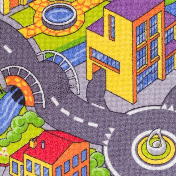 Дитячий ковролін AW Smart City 97  ширина 4 м