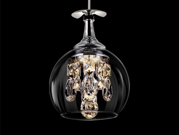 Люстра світлодіодна підвісна LED світильник для квартири на стелю лед 26998 Хром 30-150х14х14 см.