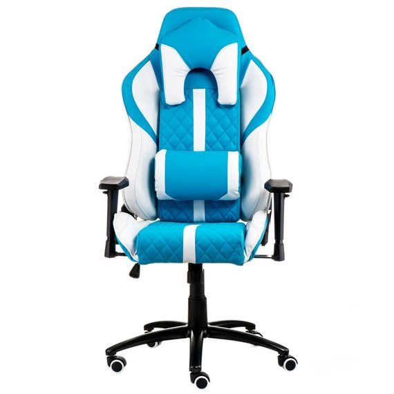 Кресло геймерское Special4You ExtremeRace light bluewhite | Зображення 1