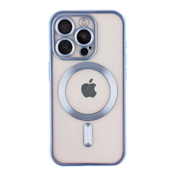 Чехол TPU Metallic Chrome з повним захистом камери with Magsafe для Iphone 13 Pro Цвет Chrome Rose | Зображення 2