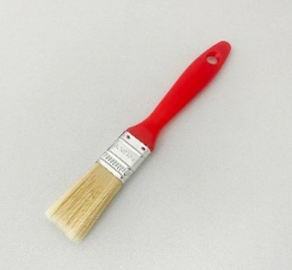 Пензель малярний пензлик плоский PROFI нейлон 25 мм VIROK-19V425