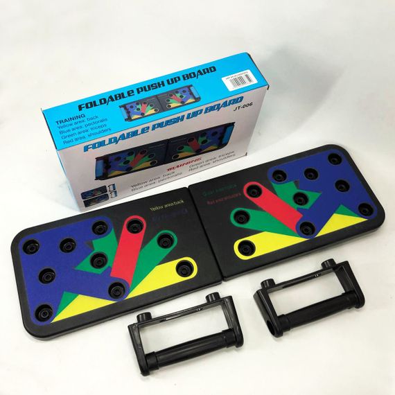 Ручки для отжиманий Foldable, Тренажер доска упражнения, Опоры для отжима пластиковые QD-79 | Зображення 2