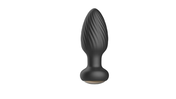 Анальна пробка B-Series Rotating anal plug, з функцією ротації, чорна Sex Aura | Зображення 2