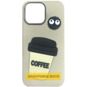 Чохол TPU Leather Toys для Apple iPhone 17 Pro (6.3") Coffee / Sand