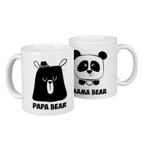 Парные кружки Papa bear, mama bear 330 мл (KR2_18A022)