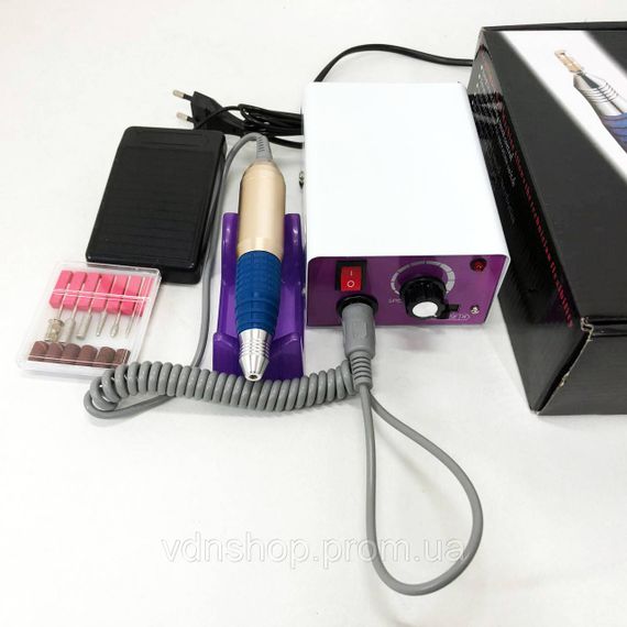 Манікюрний апарат з підсвічуванням, Манікюрний фрезер з підсвічуванням, Педикюрні апарати QZ-49 | Зображення 2