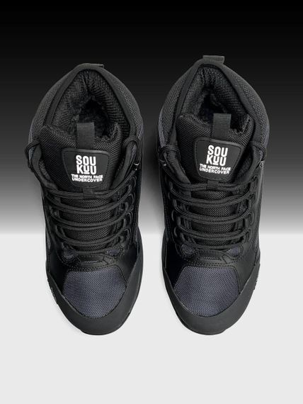 Кросівки зимові The North Face x SOUKUU Glenclyffe Fur Black Navy захист від морозу, ідеально зимовий прорив сезону А4843 43 28.0 см