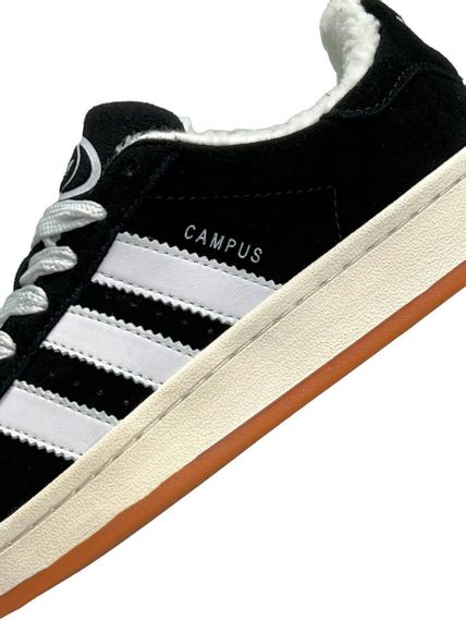 Женские кроссовки Campus Black White Gum Fur 41 26