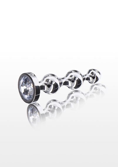 Анальна ялинка з кристалом Toy Joy Diamond Star Beads, Large Sex Aura | Зображення 1