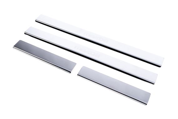 Накладка на пороги Carmos (4 шт, нерж) для Mazda 6 2008-2012 гг.