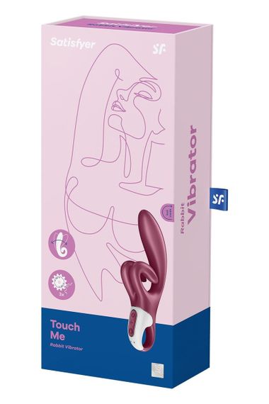 Вибратор кролик с тремя мощными двигателями Satisfyer Touch me для стимуляции клитора и половых губ Sex Aura | Зображення 6