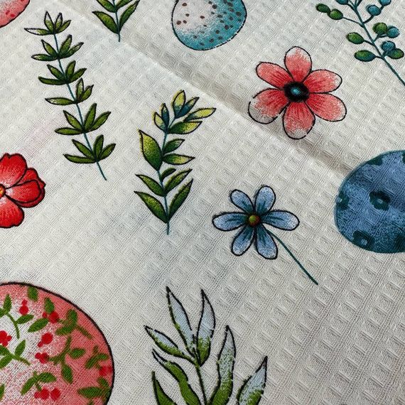 Кухонное полотенце SoundSleep Пасхальный стол 34х60 см вафельное (94399738) | Зображення 4