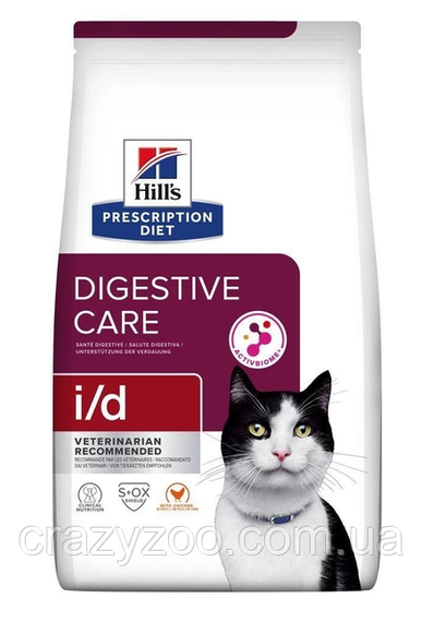 Сухий корм для котів Hill's Prescription Diet Digestive Care Chicken з куркою 400 г 606178