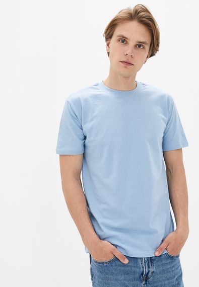 Футболка чоловіча базова блакитний, L