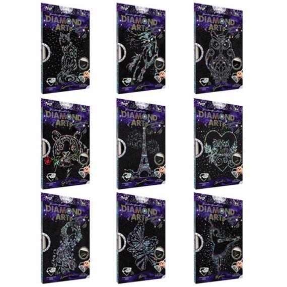 Набір творчої творчості "DIAMOND ART" DAR-01 Danko Toys Нестримний Вид 5 | Зображення 4